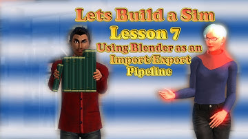Using Blender in the Import Pipeline for Muvizu, Opensim & Iclone - Lets Build a Sim Tutorial 7