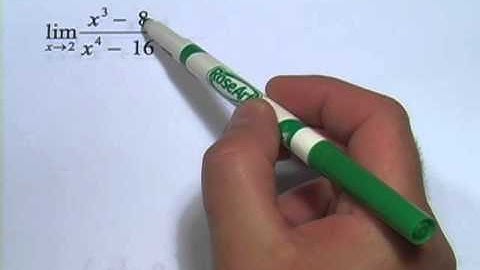 Calculus: Limits of Rational Functions