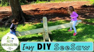 Easy DIY SeeSaw