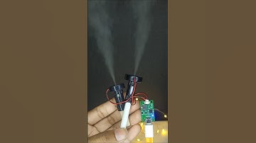 DIY Mini Fog Machine 🔥Mist Maker #shorts #experiment #project