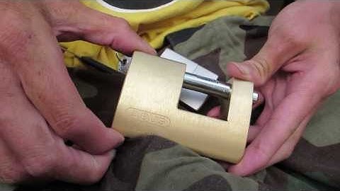 Abus No. 82/90 Monoblock Padlock Bypass Opening