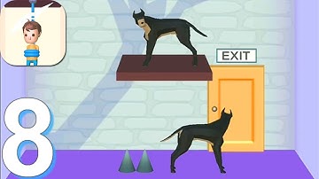 Rescue Cut - Rope Puzzle - Gameplay Walkthrough Part 8 Rescue Cat Mode (Android Gameplay)