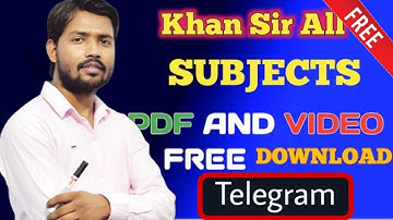 khan sir paid course telegram | |Khan sir course telegram | by Khan sir
