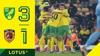 HIGHLIGHTS | Norwich City 3-1 Hull City | Dowell, Sara and Sarge on target! 🎯