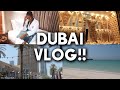 Dubai Travel Vlog ✈️😝| Fairmont Ajman | Dubai Mall | Aquarium | Jumeirah Beach | Gold Souk ...