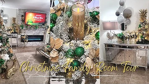 Holiday Home | Christmas Family Room Tour 2022