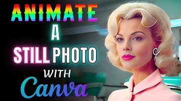 How To Animate a Still Photo in Canva 2024 - Image to Video| How to transform photo into video