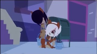 Littlest Pet Shop The Biskit Twins Y Cat Outfits Change Speed 0.90