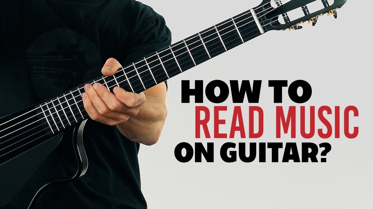 How to Read Music on Guitar | First String Notes Step by Step - YouTube