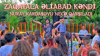 Nuray Kardashov Zaqatala da Aliabad kendine konsert verdi Hind Mahnilari