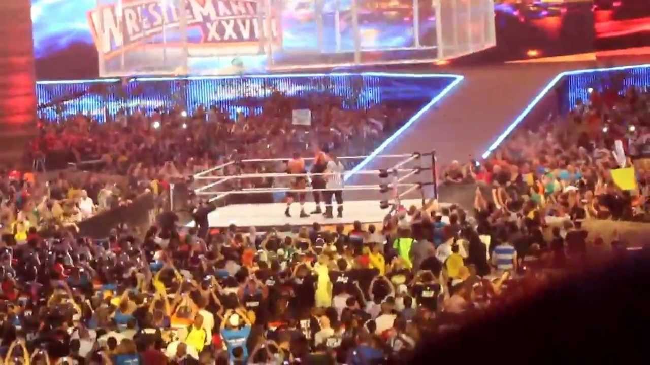 Hell in A cell WrestleMania 28 Entrance - YouTube