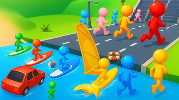 Shape shifting 🏃‍♂️🚗🚲🚦All Levels Gameplay Walkthrough Android,ios Max Level IPL51