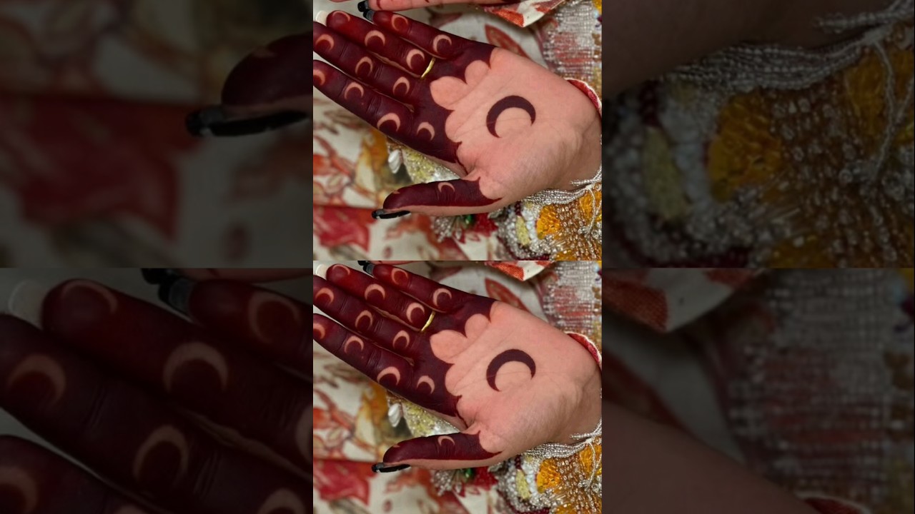 Chand Mehndi Design 🌙❤️ 