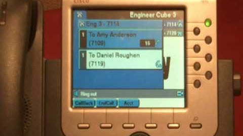 How To Conference Call on the Cisco 7970