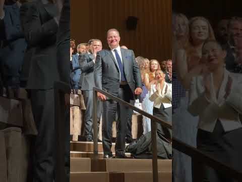 Brendan Fraser in tears during the 6 minute standing ovation for The Whale at the Venice Film Fest.