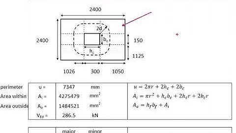3.43 Design of pad footing with axial load and moment in both axis part 4