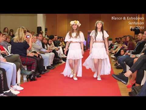 Desfile de moda infantil primavera verano 2019 Blanco Y Entredoses Santander