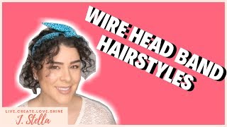 SUPER CUTE HAIRSTYLES | How to use a WIRE Headband