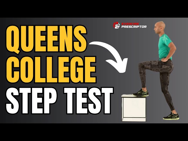 Queens college step test | cardiorespiratory fitness assessment #VO2max -  YouTube