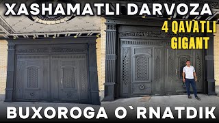 : SHOXONA GIGANT DARVOZAMIZNI BUXORO VILOYATIGA O`RNATDIK | DARVOZA NARXLARI 2025 | DARVOZALAR 2025
