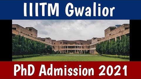 PHD ADMISSION 2021 || IIIT || Fellowship Available || Part time and Full time category