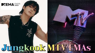 Bts Jungkook Winning The Mtv Emas Paris 'Best Kpop & Best Song ' For 2023