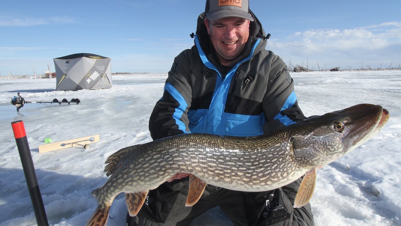 How to Use Tip Ups to Catch Trophy Walleye & Pike 