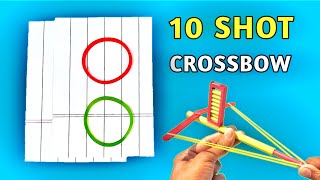 जल्दी बनालो - Paper Crossbow: The Ultimate Tutorial | How to Make a Paper Crossbow