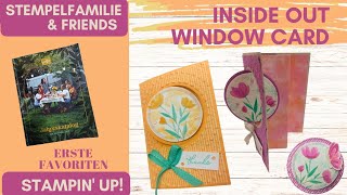 Inside Out Window Card basteln Stampin' Up! Anleitung DIY Tutorial - Pop Up Card Spotlight on nature