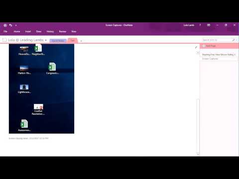 Quick Tip: Microsoft OneNote: Screen Clippings