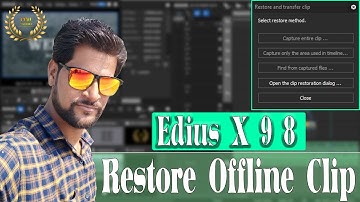 Restore Offline Clip Fix Error All Edius Version | PRO Studio