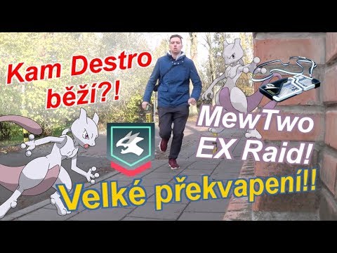 Pokémon GO | Kam Běží?! MewTwo EX Raid!! Překvapení!! | Jakub Destro
