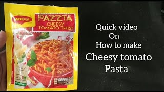 Maggi Pazzta Cheesy Tomato Twist | Maggi Pasta Recipe | Spiral Pasta | Red sauce