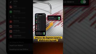 iPhoneda deprem bildirimi nasıl açılır