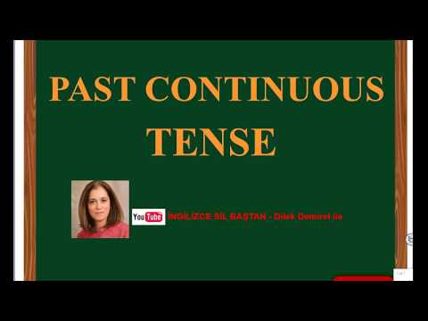 İngilizce Past Continuous Tense Konu Anlatımı