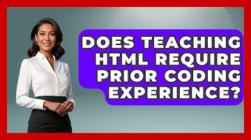 Does Teaching HTML Require Prior Coding Experience? | Simple HTML Studio News
