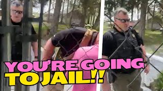 YOURE GOING TO JAIL! ON NOT 1 BUT 3 BOGUS WARRANTS!