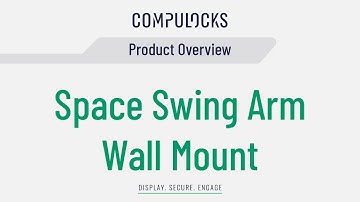 Counter / Wall Articulated iPad Kiosk [Space Swing Arm]