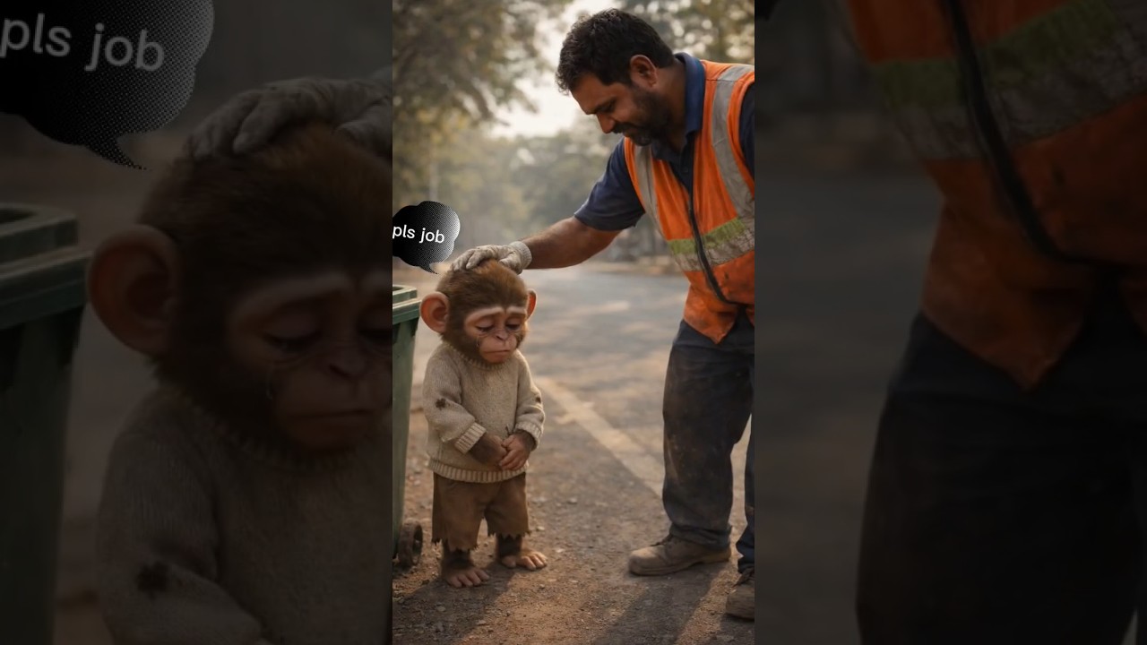 Poor Monkey’s Hard Work Changed Everything 💔➡️🔥 