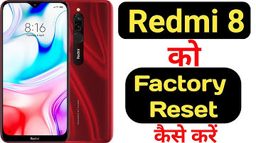 How to hard reset Redmi 8 || Redmi 8 ko factory reset kaise kare ||