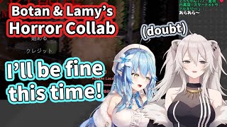 Botan & Lamy's Horror Collab Highlights [ENG Subbed Hololive / Night Delivery]