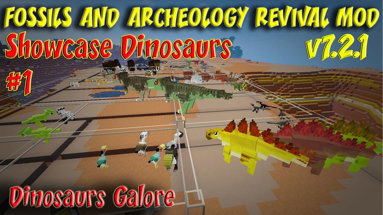 Fossils And Archeology Revival Mod Showcase 7 2 1 For Minecraft 1 7 10 Redux By Smithy Mc - fossils and archeology mod cultivator roblox