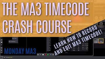 The MA3 Timecode Crash Course! Learn How To Record, Edit, and Playback Timecode in Only 8 Minutes!