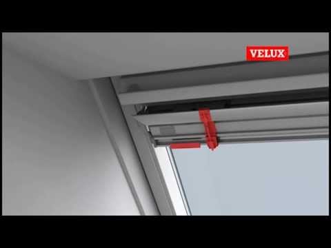 VELUX Verdunkelungsrollo - Montageanleitung - YouTube | Dachfensterrollos