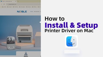 5. How to download Mac driver, install and setup TP612 Thermal Printer. #grozziie
