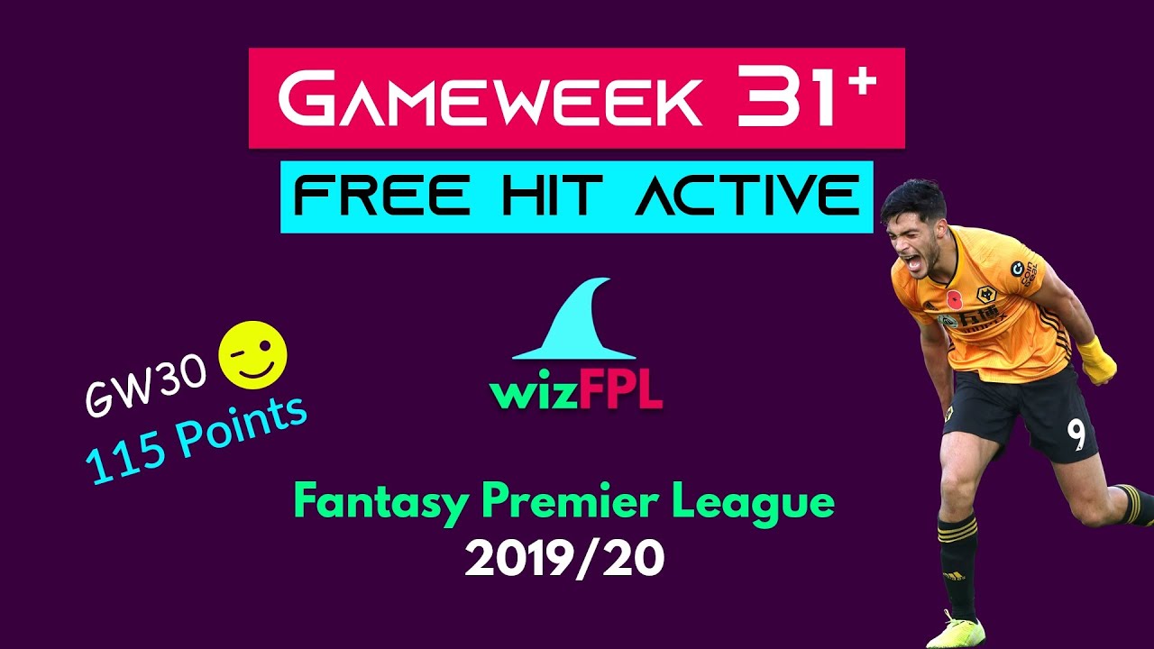 of GW30 and also look on my free hit draft for GW31.Twitter: @wizFPLFantasy...