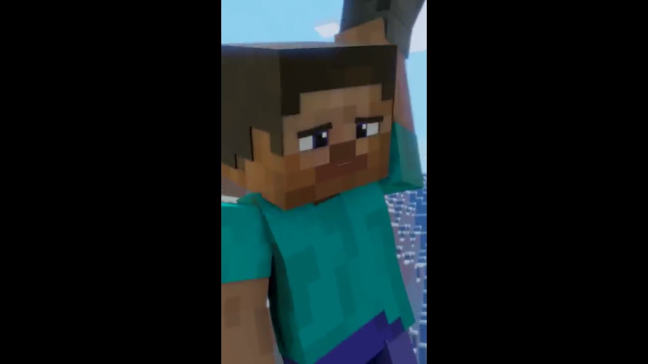  1 Steve Sacrificed His Life For Alex Part 2 Shorts Minecraft
