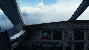 TNCM MSFS2020 Fenix A320 strong wind approach