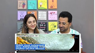 Pak Reacts AMAZING Video of the Moon shared by ISRO | Indians are celebrating Chandrayaan's Success