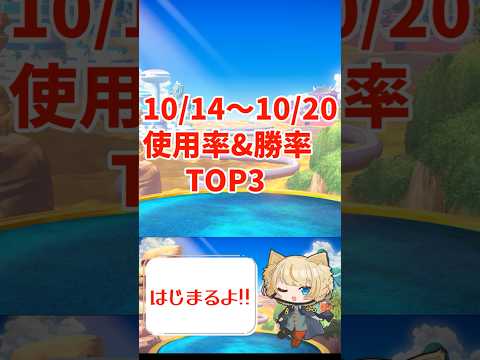 【#ゲキスク】2026.10.14〜10.20使用率&勝率ランキング！【#shorts 】